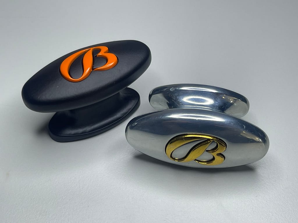 Pomelli in zama con diverse finiture galvaniche - pressofusione Micrometal