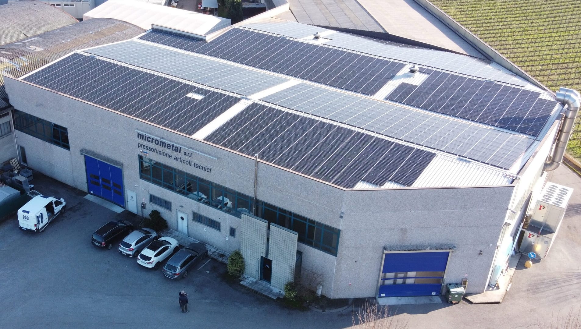 Stabilimento Micrometal a Erbusco (Brescia): fonderia di pressofusione zama dal 1991