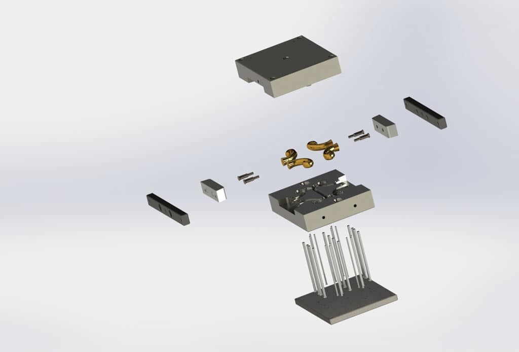 Matriz soporte tirador - Micrometal